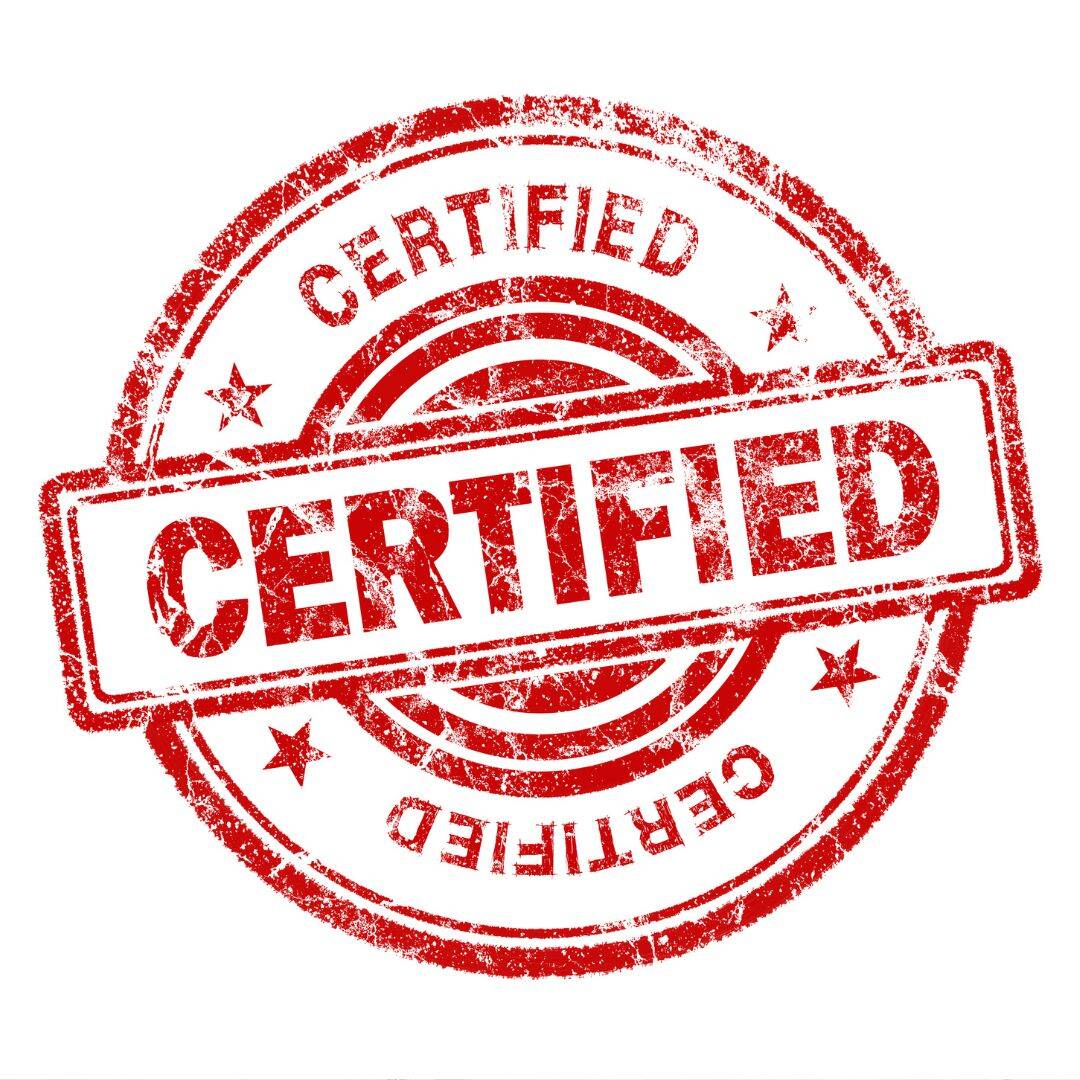 a certified stamp something we are calling for in the beauty therapy industry